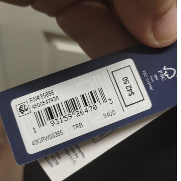 Gap Body NWT Size 34DD Black Everyday Essentials Wireless Wirefree Bra GPW00355 - Picture 7 of 8